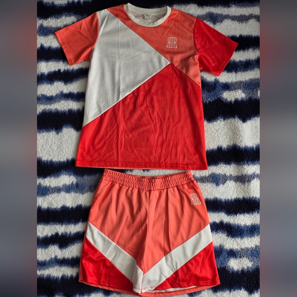 River Island Red and White Kids Matching Set